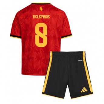 Billige Fotballdrakt Belgia Youri Tielemans #8 Replika Hjemmedraktsett Barn VM 2026 Kortermet (med bukser)